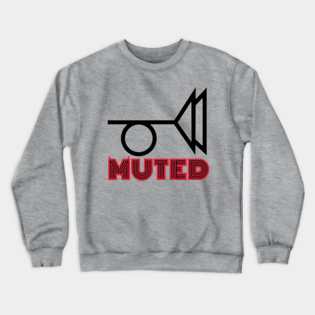 MUTED Crewneck Sweatshirt by Elvira Khan